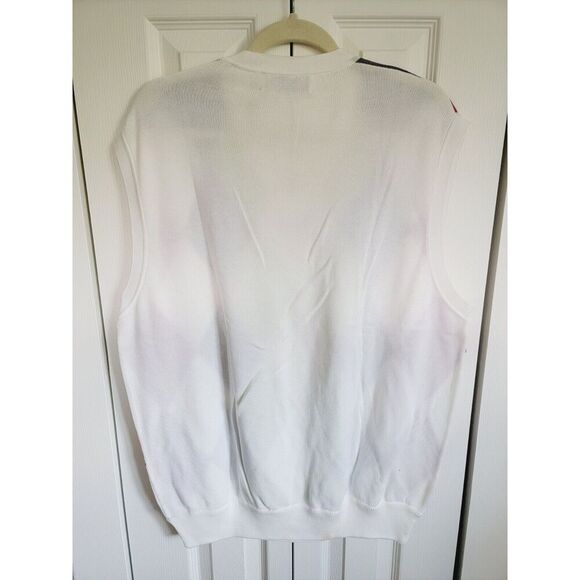 Fairway & Greene‎ L Knit Sweater Vest Men's Argyle Golf Grandpa Preppy Vintage - Picture 2 of 7